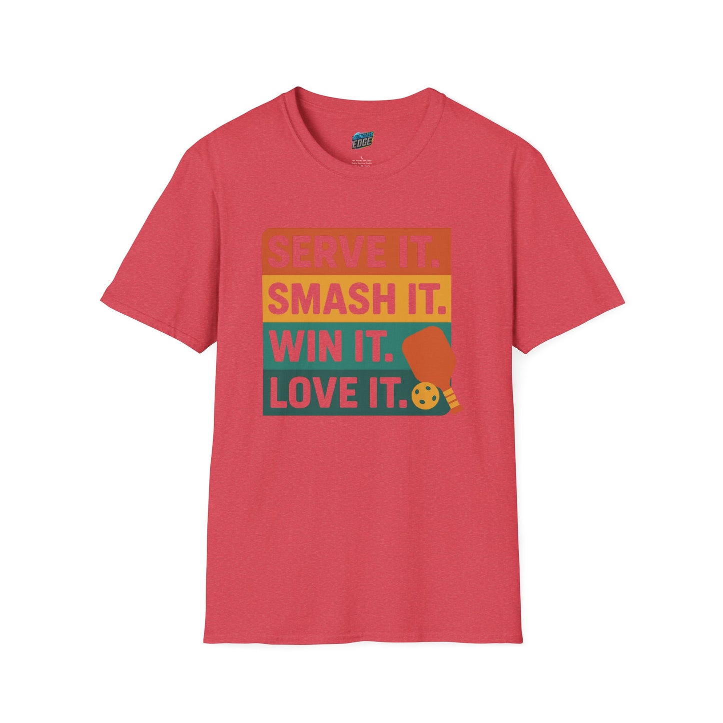 Serve it. Smash it. Win it. Love it. Pickleball Women's Basic T-Shirt
