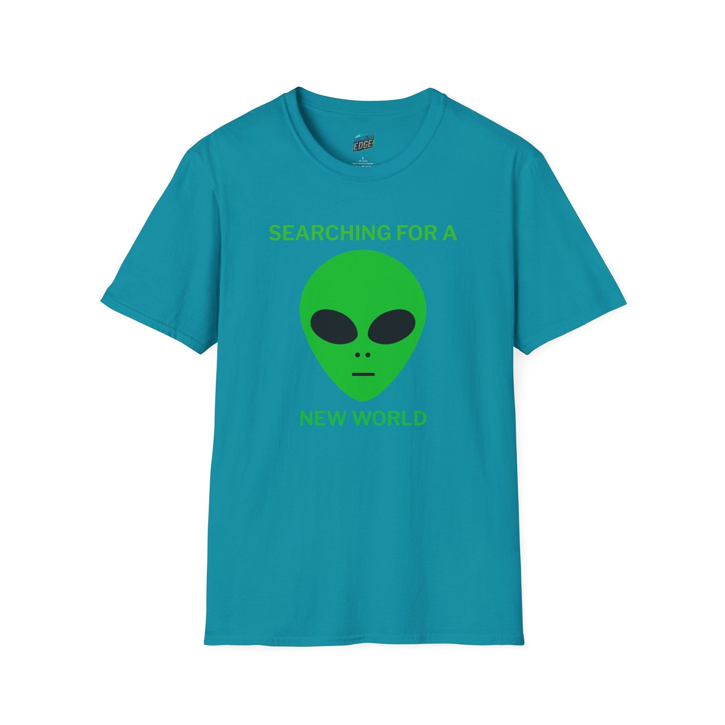 Alien Searching for a New World Humor Women's Basic Softstyle T-Shirt