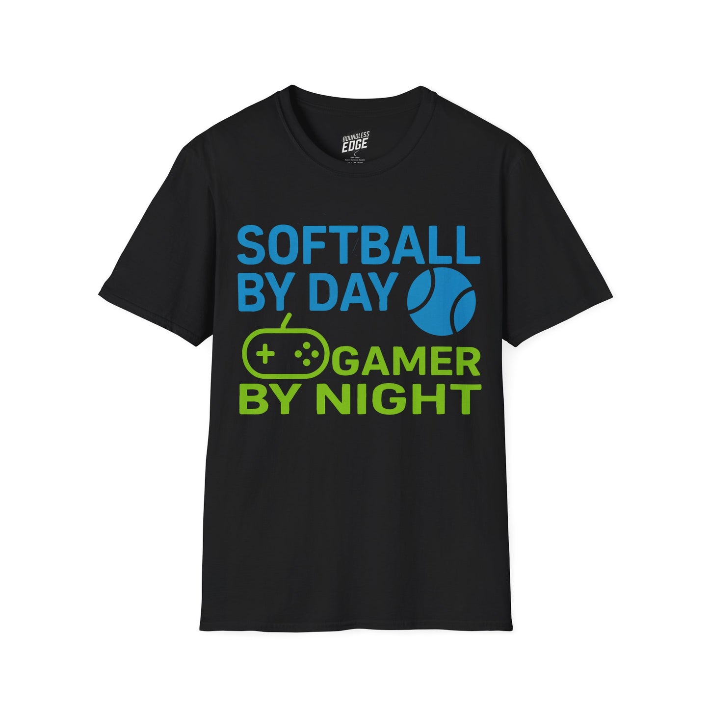 Softball by Day, Gamer by Night Women's Basic T-Shirt
