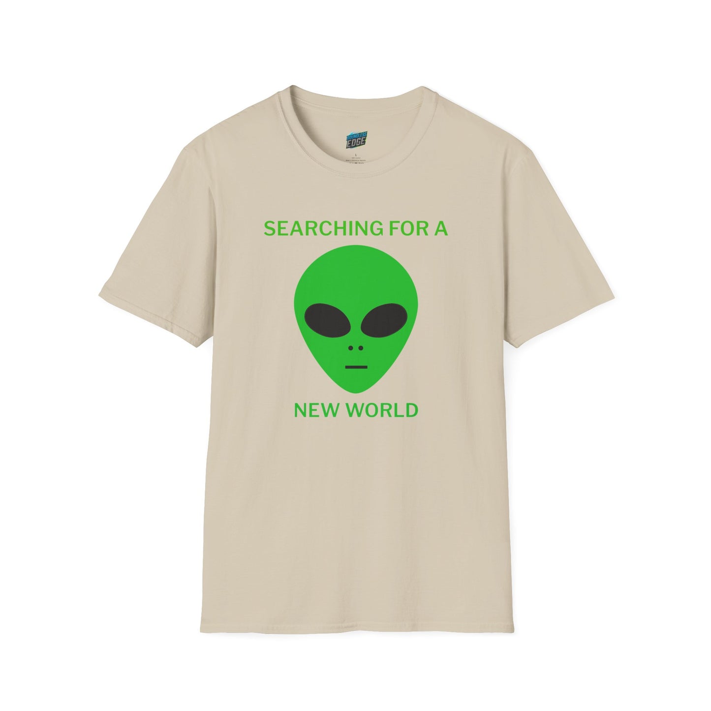 Alien Searching for a New World Humor Women's Basic Softstyle T-Shirt