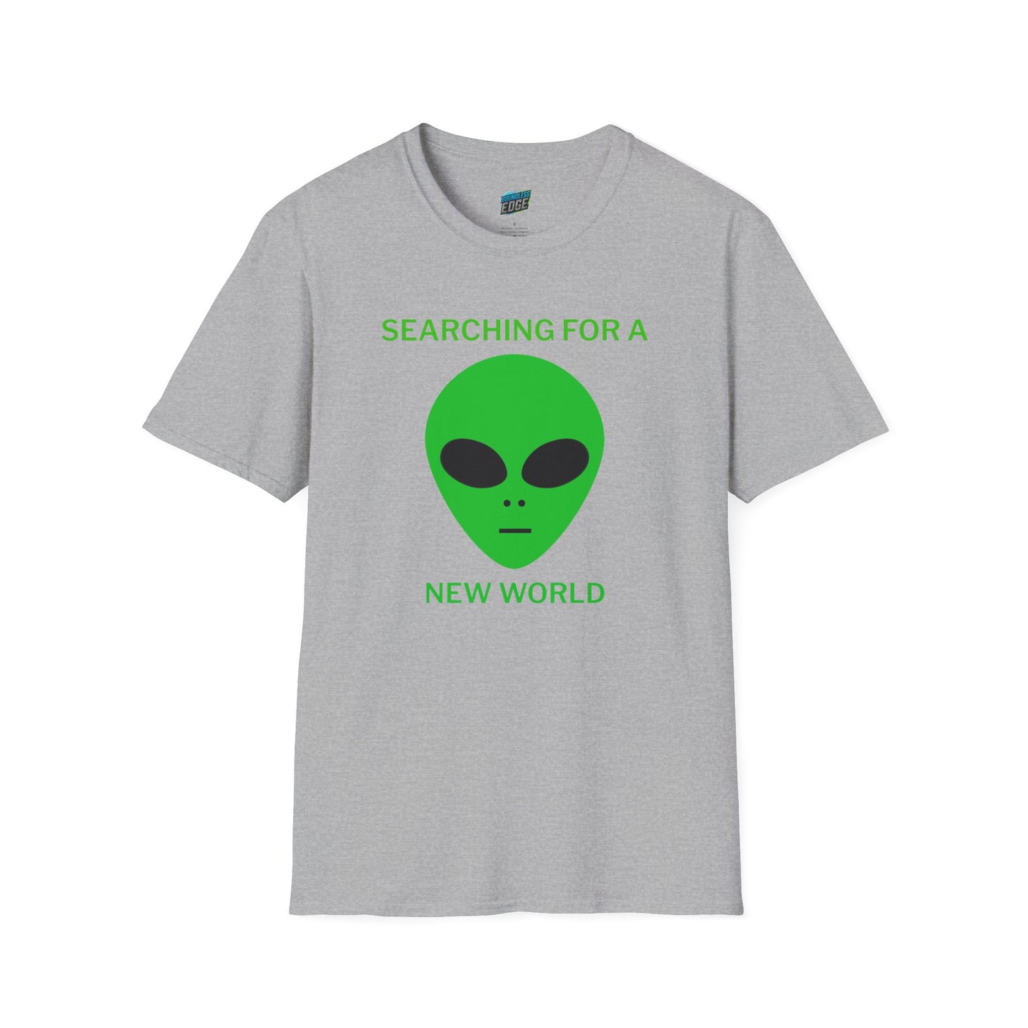 Alien Searching for a New World Humor Women's Basic Softstyle T-Shirt
