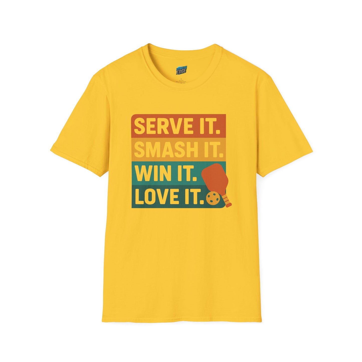 Serve it. Smash it. Win it. Love it. Pickleball Women's Basic T-Shirt