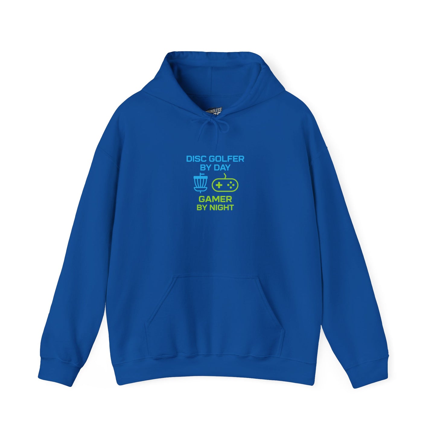Disc Golfer by Day, Gamer by Night Women's Basic Heavy Blend Pullover Hoodie Sweatshirt