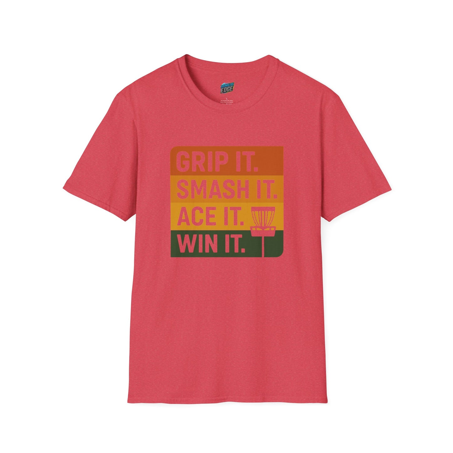 Grip it. Smash it. Ace it. Win it. Disc Golf Women's Basic T-Shirt