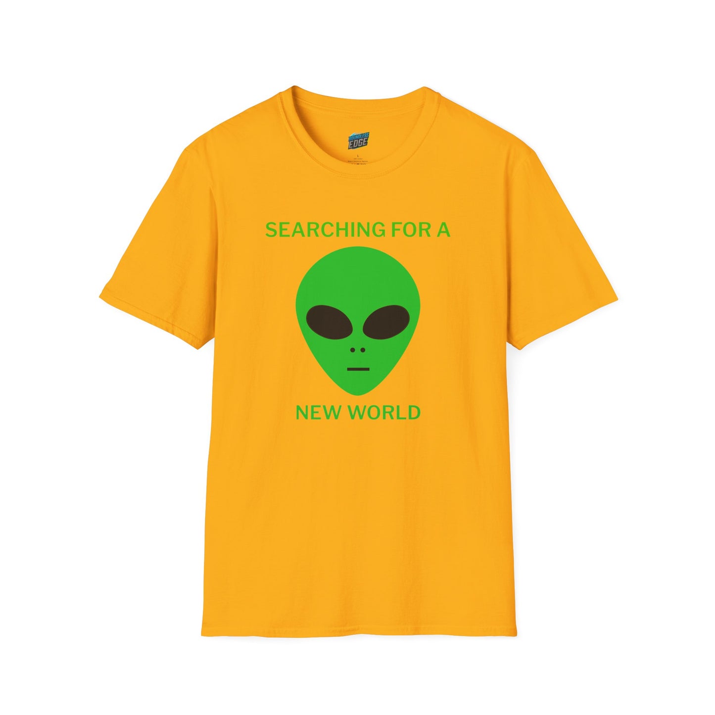 Alien Searching for a New World Humor Women's Basic Softstyle T-Shirt