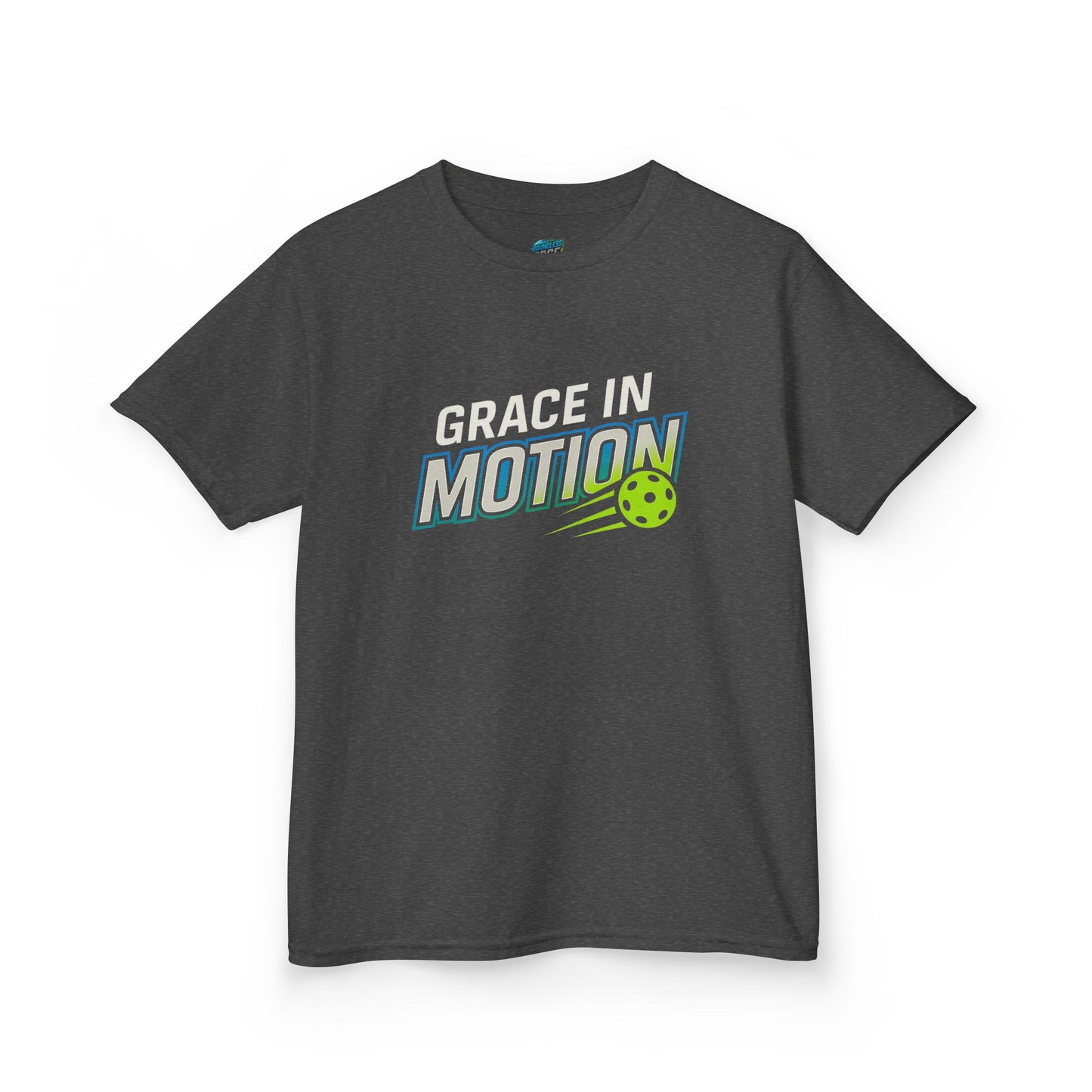 Grace in Motion Pickleball Girls' Heavy Cotton T-Shirt