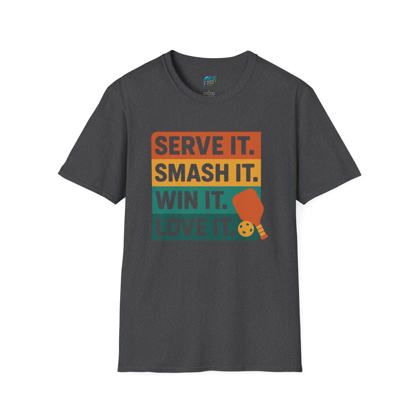 Serve it. Smash it. Win it. Love it. Pickleball Women's Basic T-Shirt