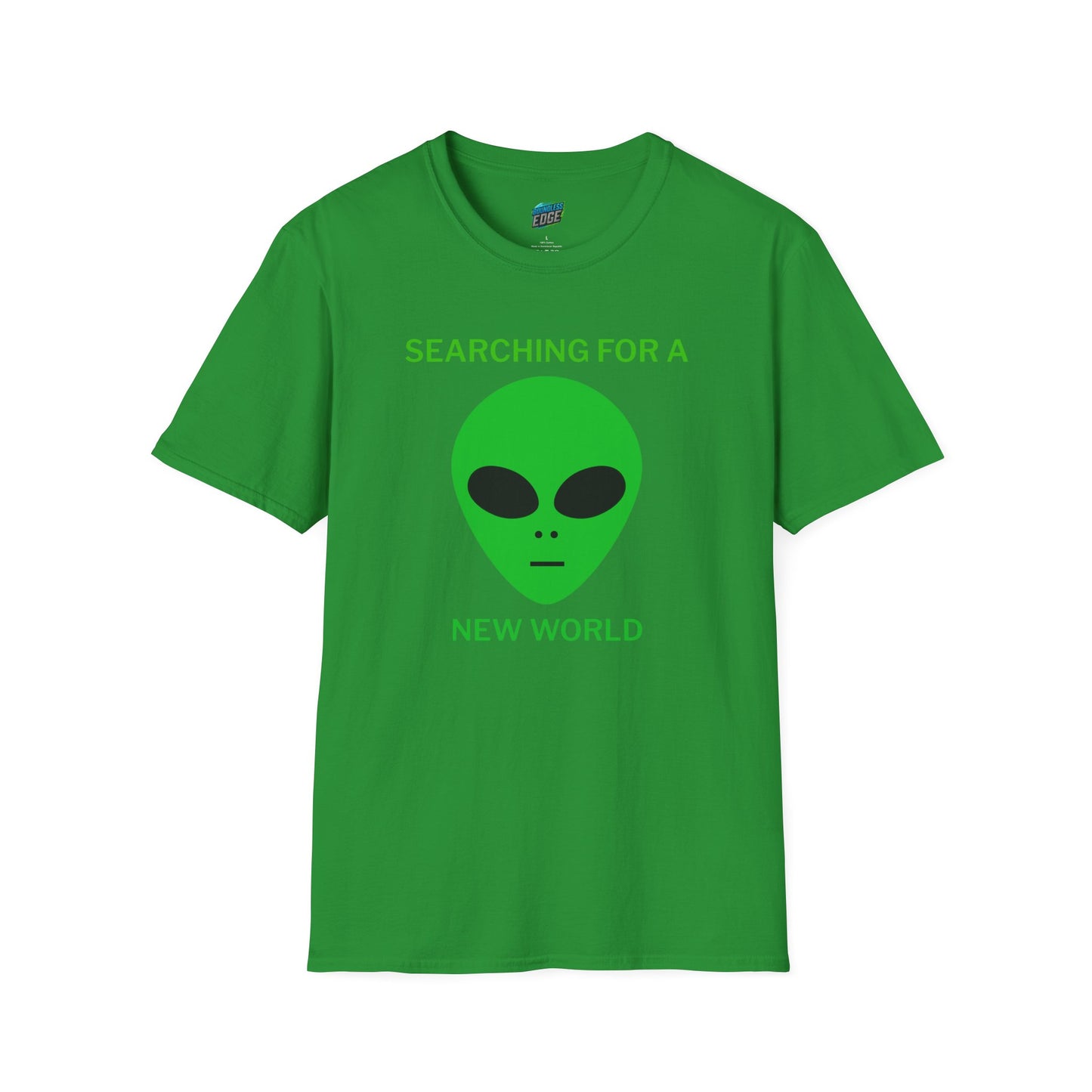 Alien Searching for a New World Humor Women's Basic Softstyle T-Shirt