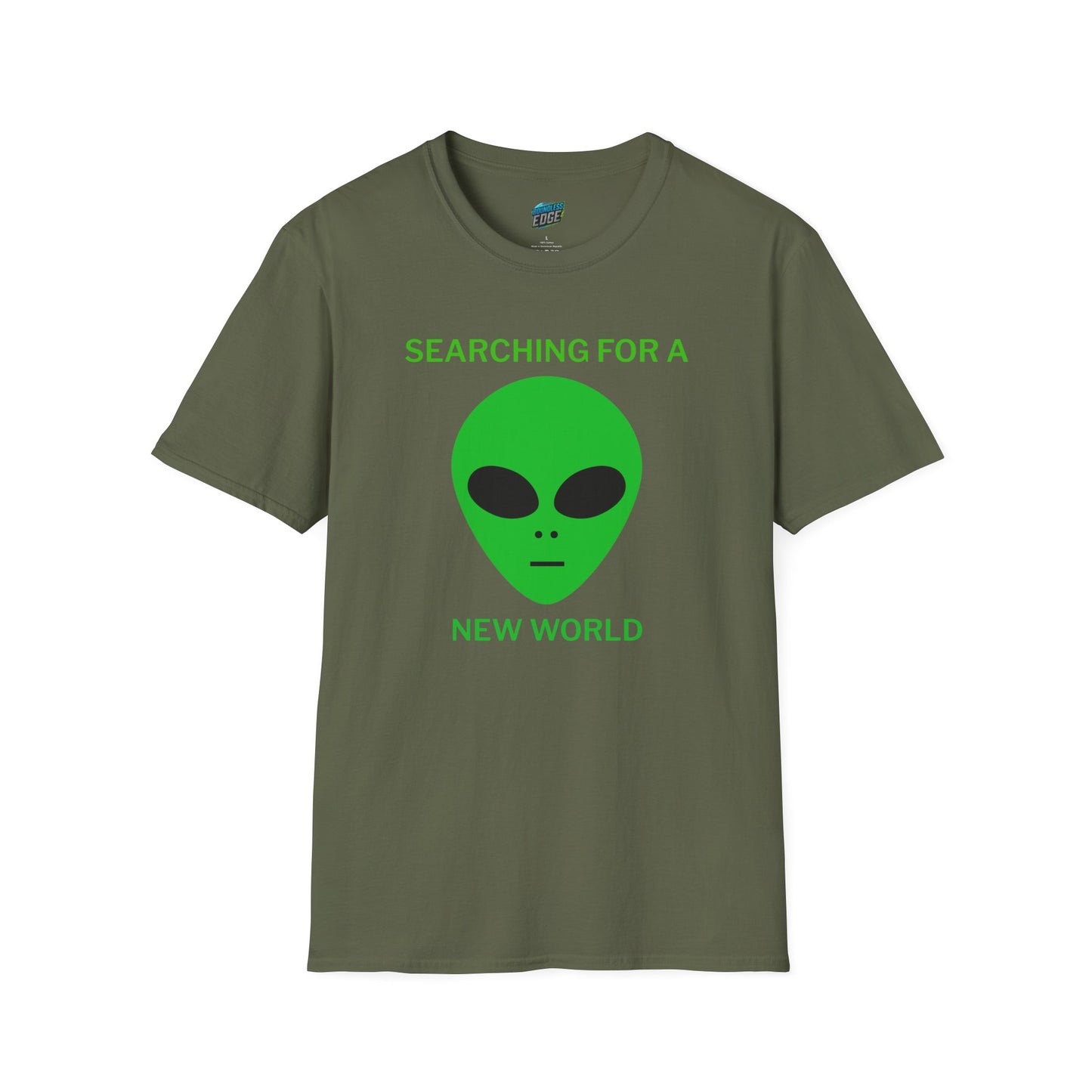 Alien Searching for a New World Humor Women's Basic Softstyle T-Shirt