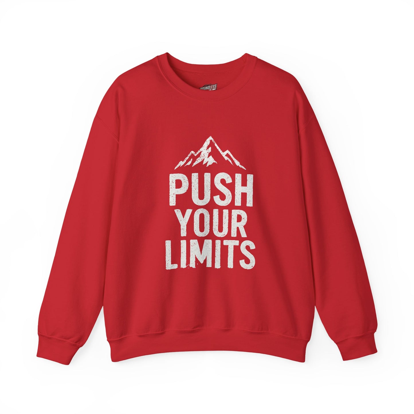 Push Your Limits Mens Basic Crewneck Sweatshirt