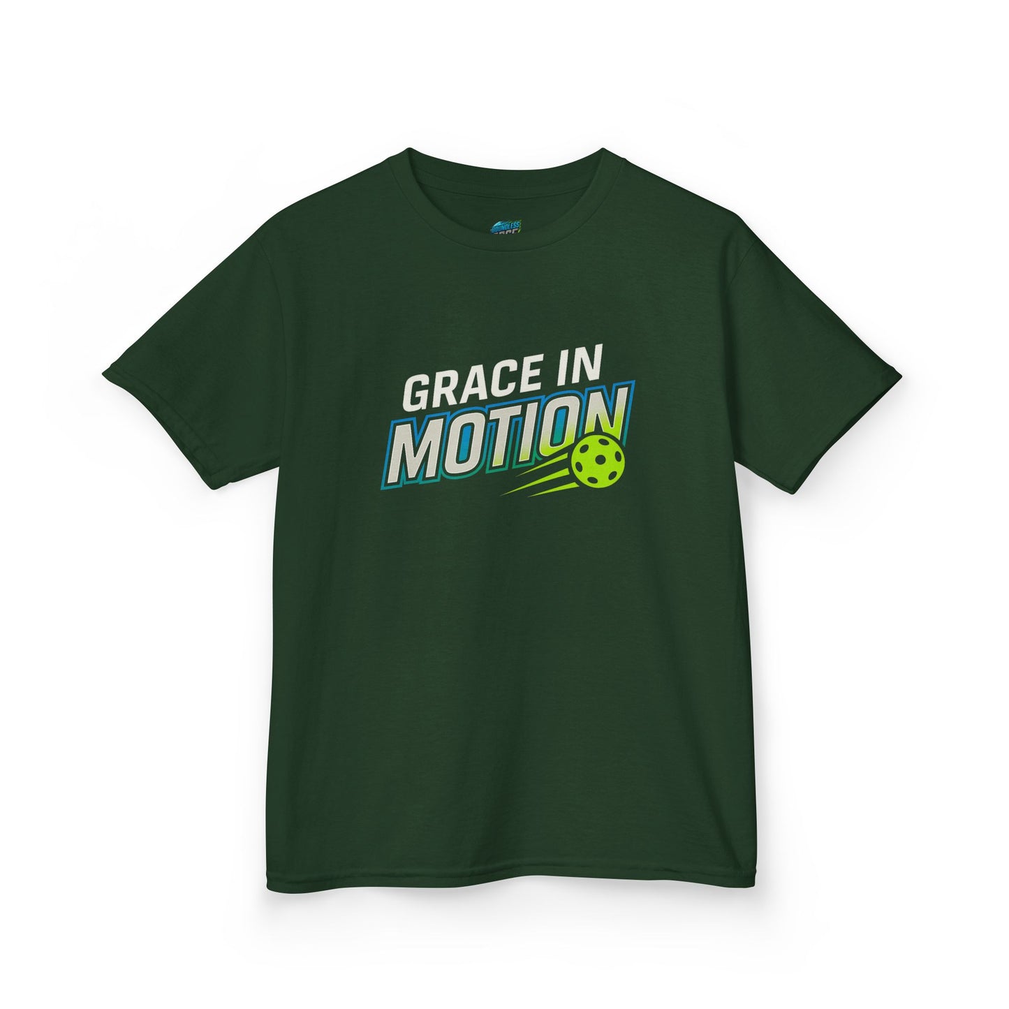 Grace in Motion Pickleball Girls' Heavy Cotton T-Shirt