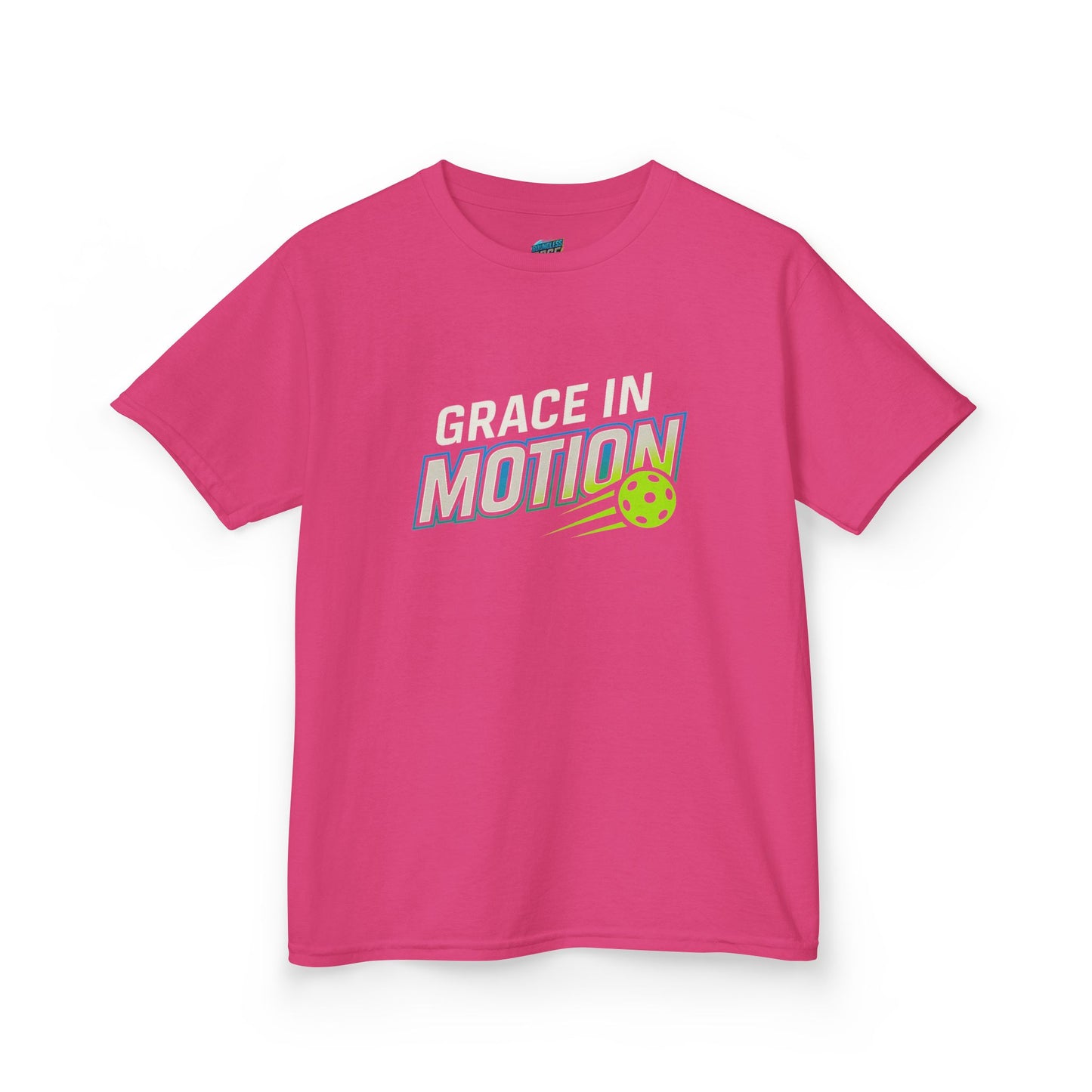 Grace in Motion Pickleball Girls' Heavy Cotton T-Shirt