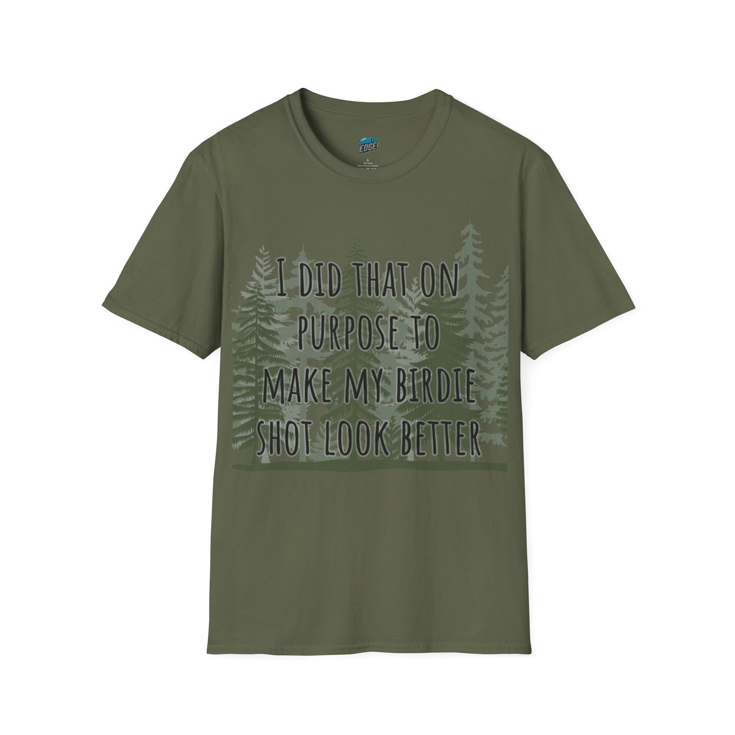 I Did That On Purpose... Disc Golf Humor Women's Basic Softstyle T-Shirt