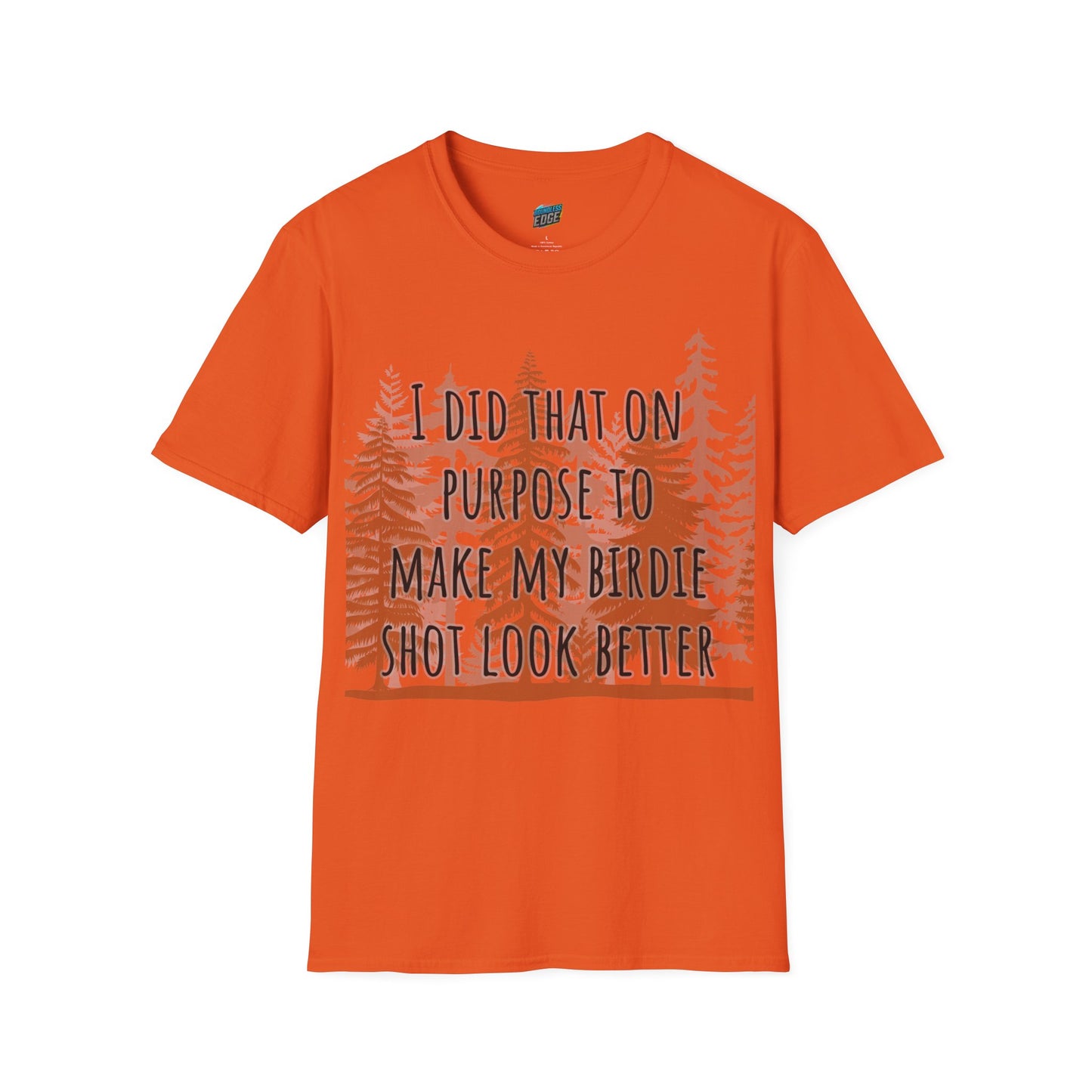 I Did That On Purpose... Disc Golf Humor Women's Basic Softstyle T-Shirt