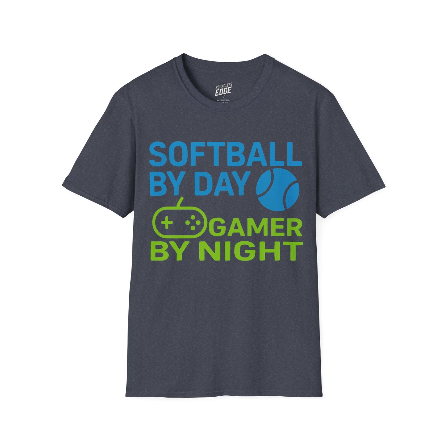 Softball by Day, Gamer by Night Women's Basic T-Shirt