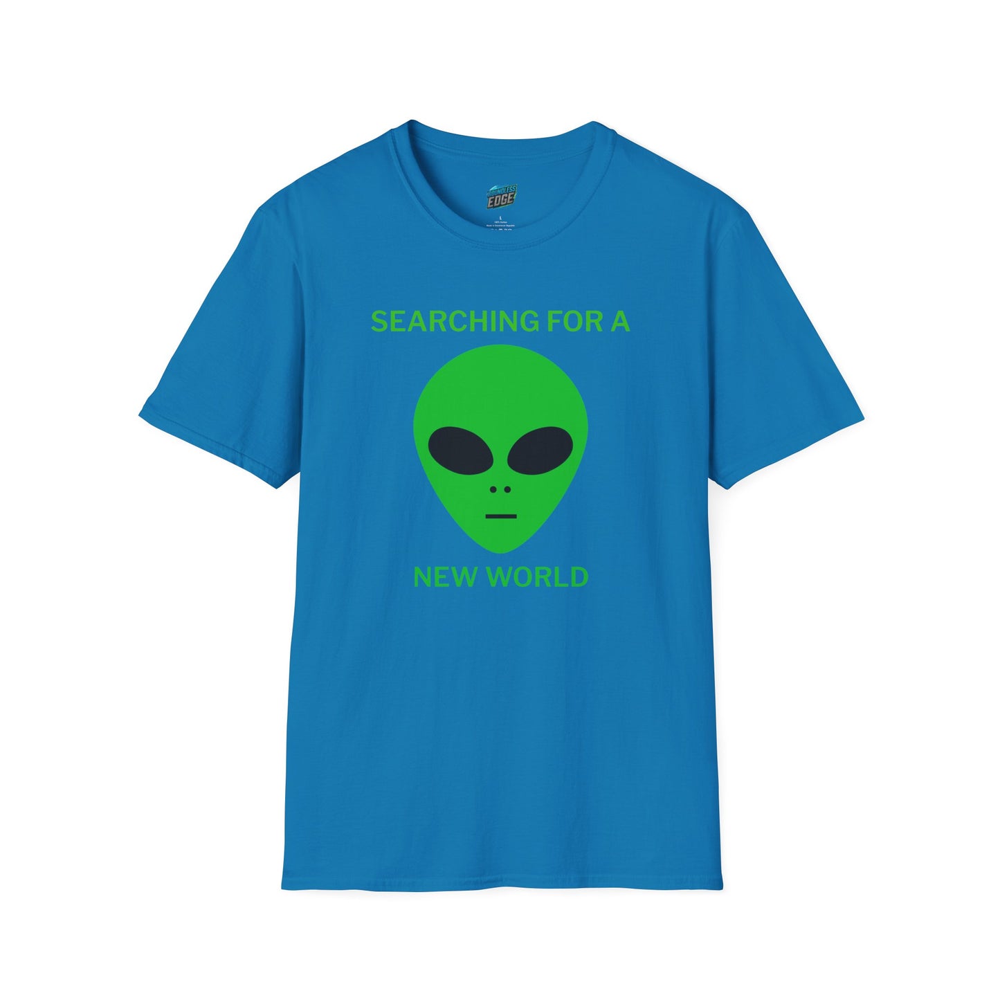 Alien Searching for a New World Humor Women's Basic Softstyle T-Shirt