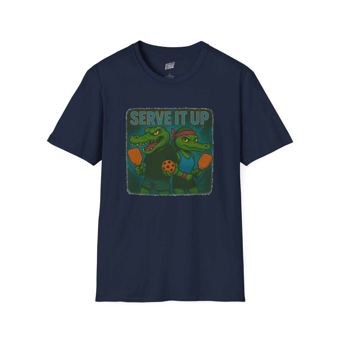 Serve It Up Pickleball Men's Basic T-Shirt