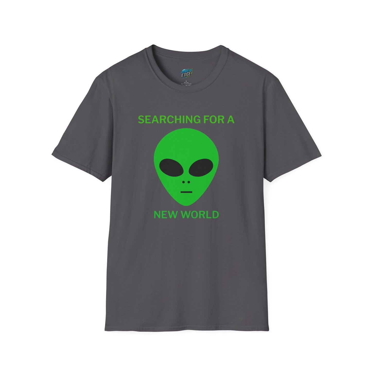 Alien Searching for a New World Humor Women's Basic Softstyle T-Shirt