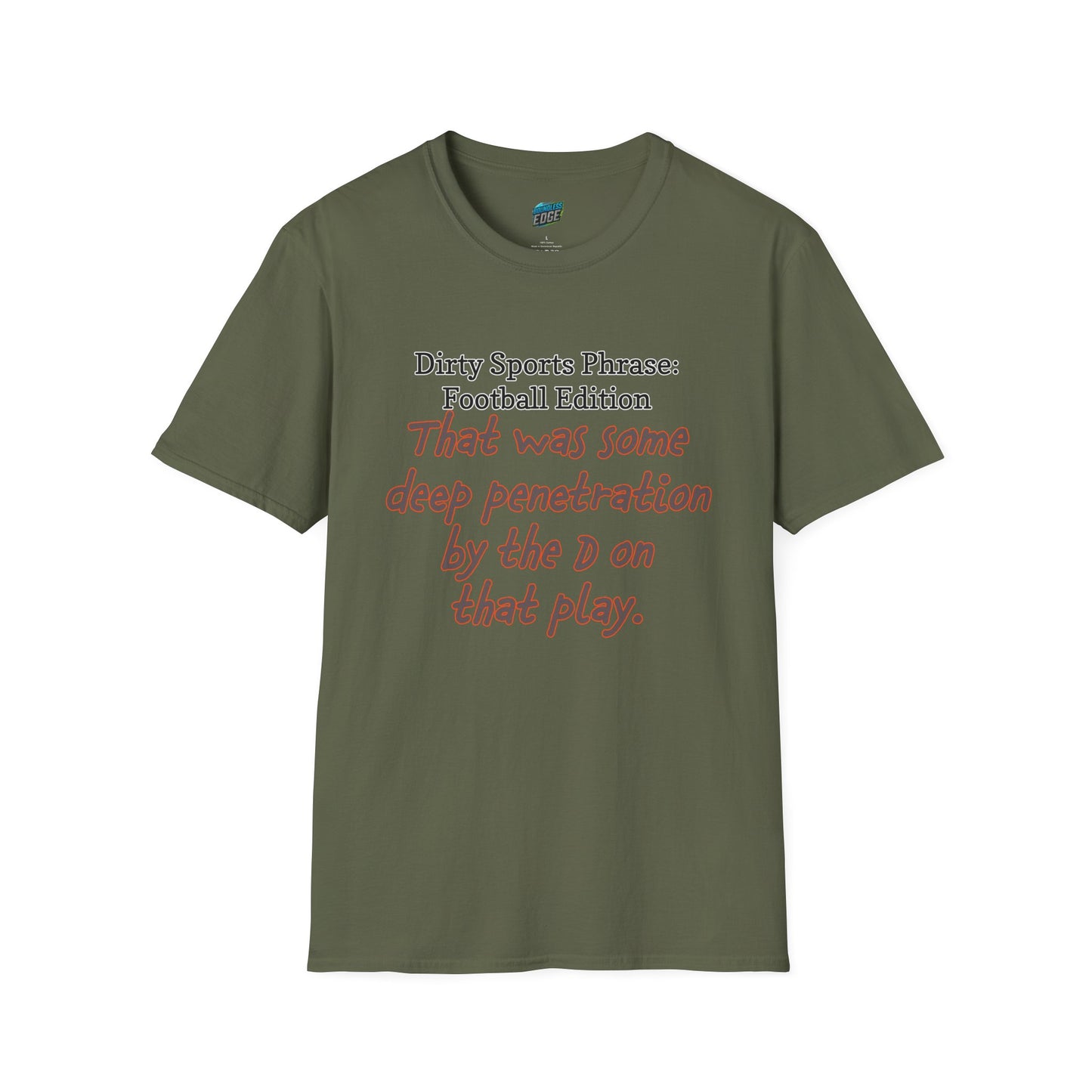 Dirty Sports Phrase... Football Humor Men's Basic T-Shirt