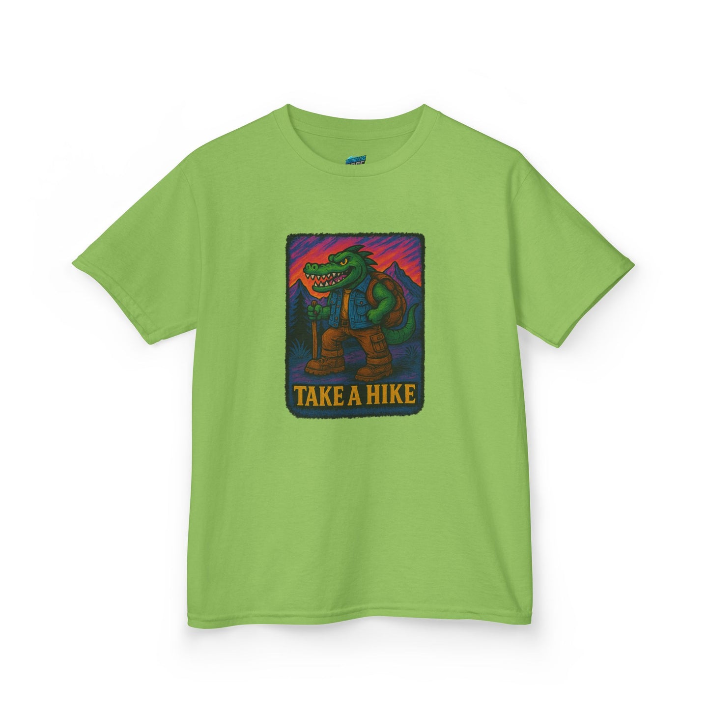 Take a Hike. Gator Hiking Boys' Heavy Cotton T-Shirt