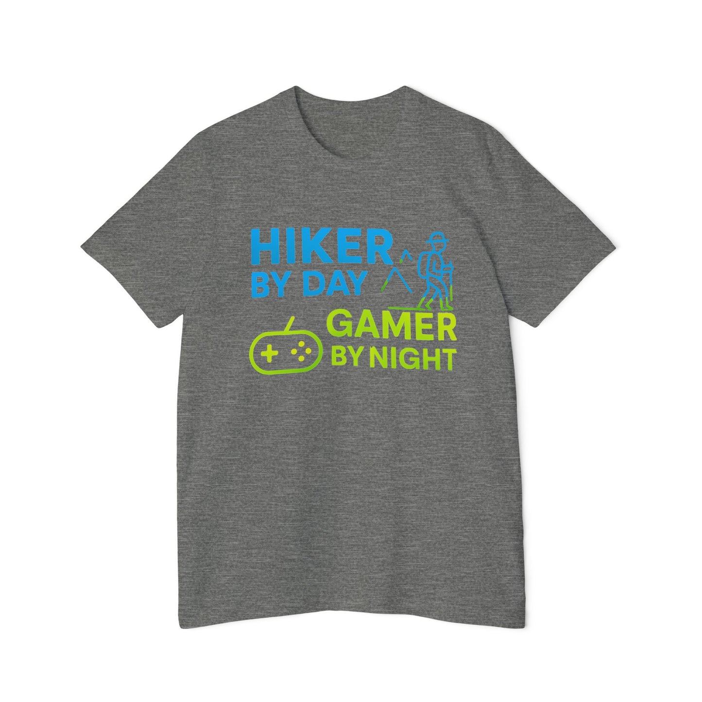 Hiker by Day, Gamer by Night Hiking Men's Premium T-Shirt