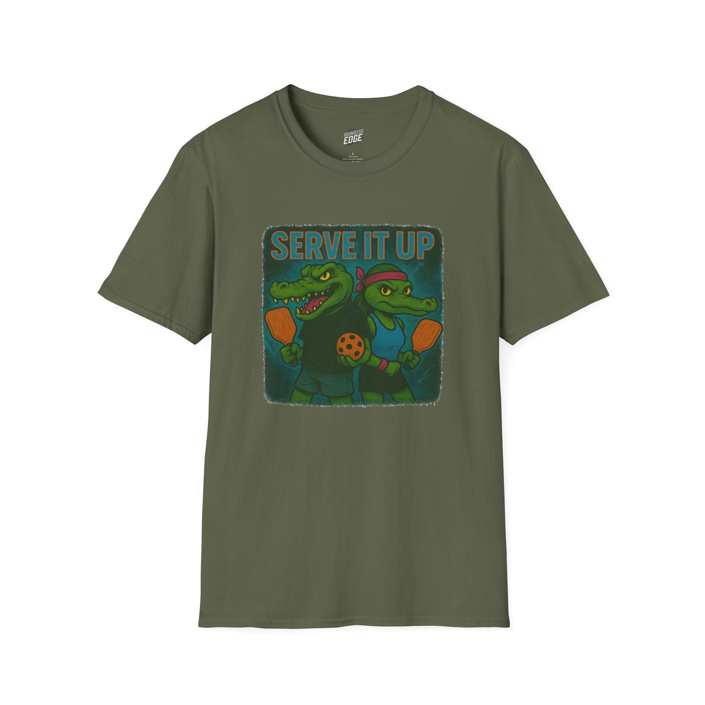 Serve It Up Pickleball Men's Basic T-Shirt