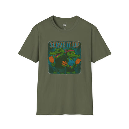 Serve It Up Pickleball Men's Basic T-Shirt