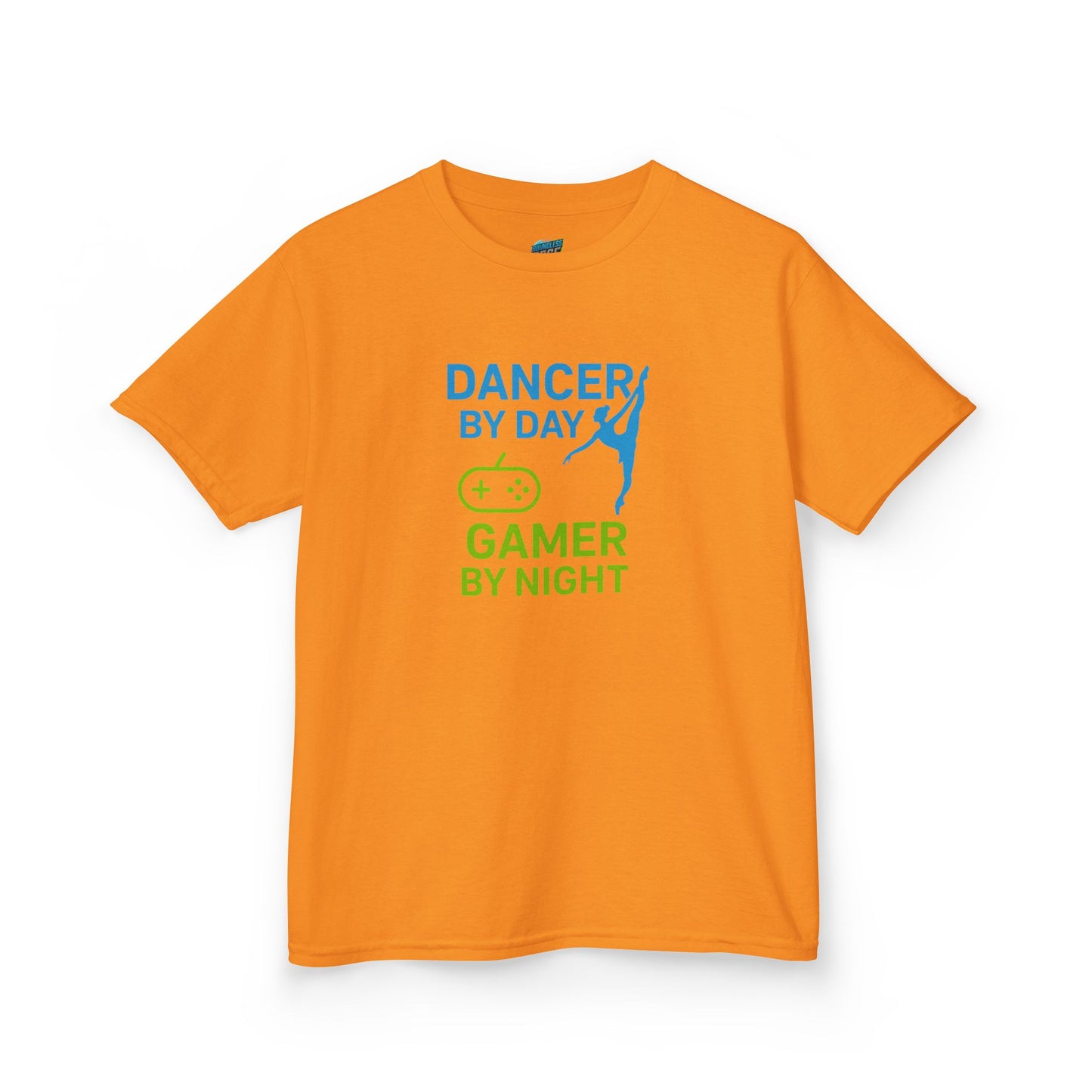 Dancer by Day, Gamer by Night Girls' Heavy Cotton T-Shirt