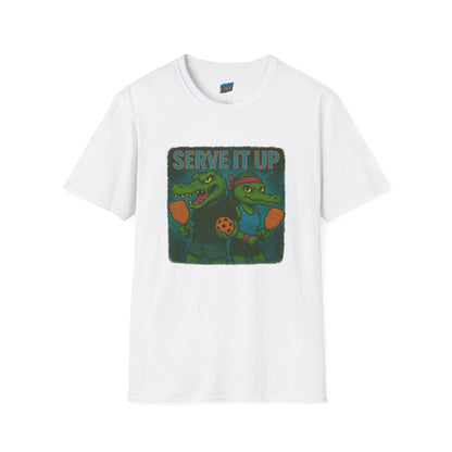Serve It Up Pickleball Women's Basic T-Shirt