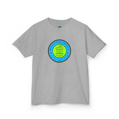 Professional Amateur Disc Golf Humor Boys' Heavy Cotton T-Shirt