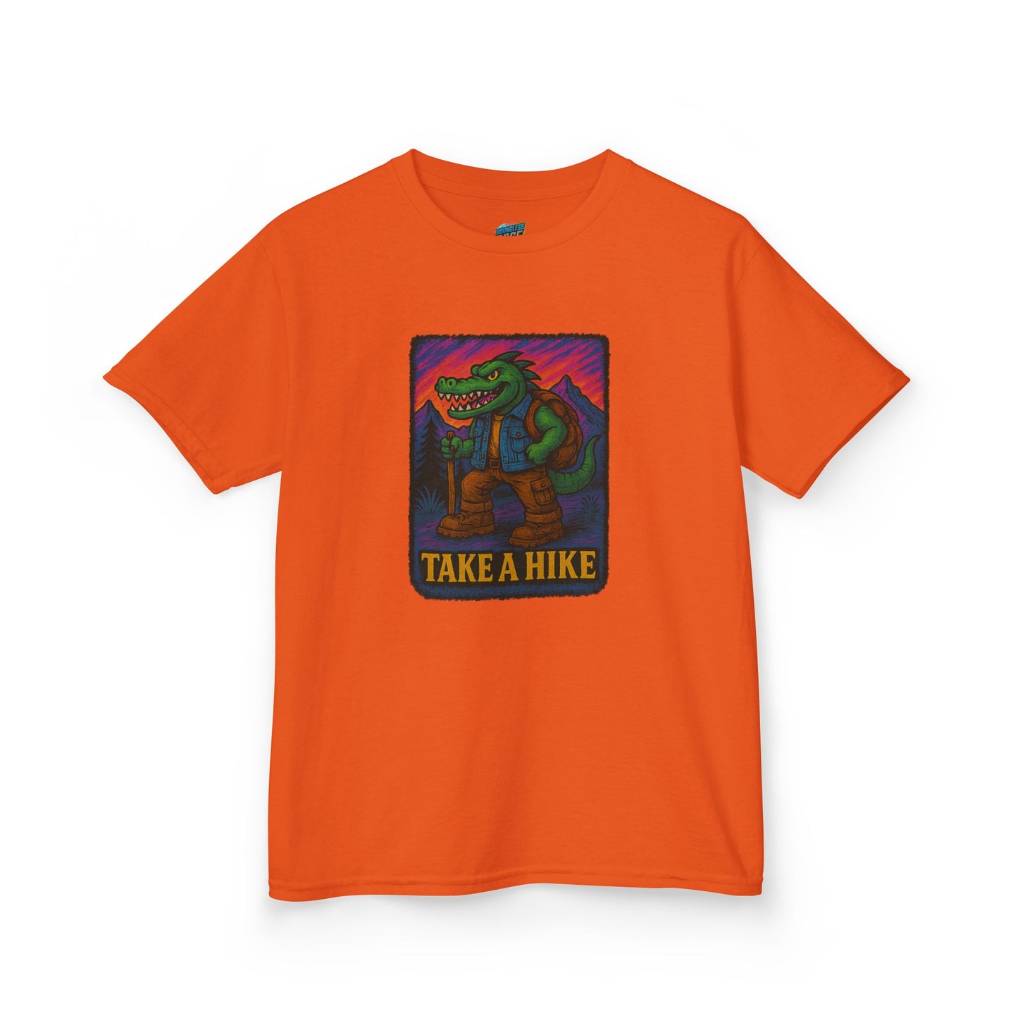 Take a Hike. Gator Hiking Boys' Heavy Cotton T-Shirt