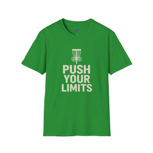 Push Your Limits Disc Golf Men's Basic T-Shirt