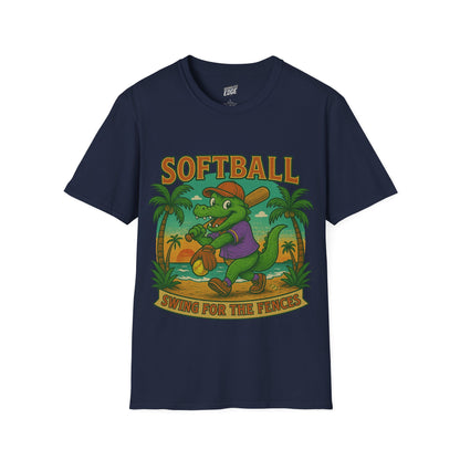 Gator Vibes Softball Edition Women's Basic T-Shirt (Swing for the Fences)
