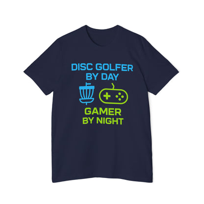 Disc Golfer by Day, Gamer by Night Disc Golf Women's Premium T-Shirt