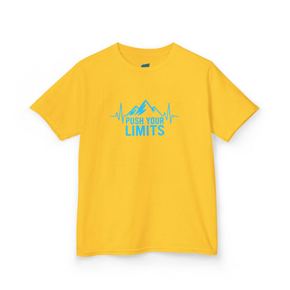 Push Your Limits Hiking Girls' Heavy Cotton T-Shirt