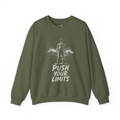 Summit Edition Push Your Limits Hiking Women's Basic Crewneck Sweatshirt