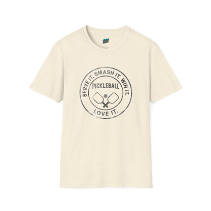 Serve it. Smash it. Win it. Love it. Pickleball Women's Basic T-Shirt