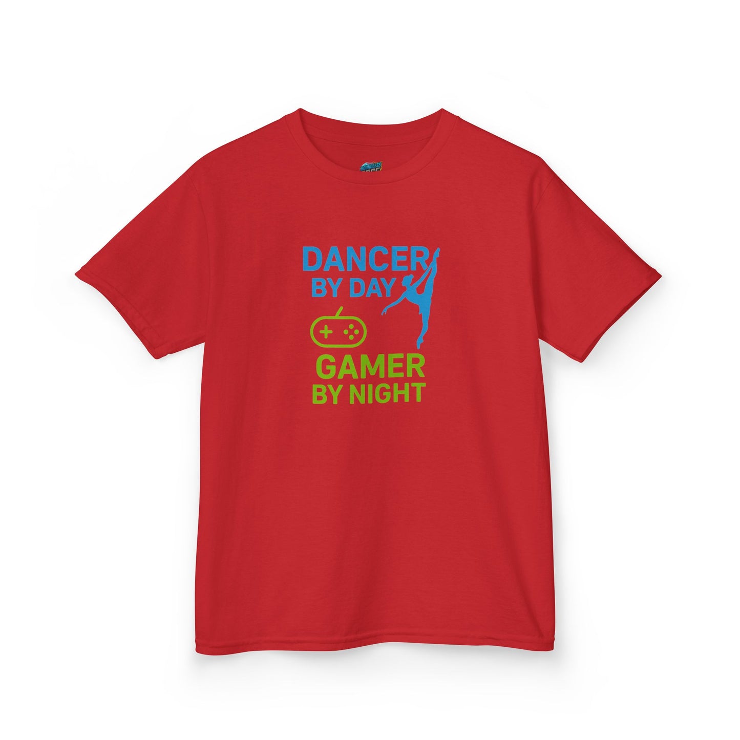 Dancer by Day, Gamer by Night Girls' Heavy Cotton T-Shirt