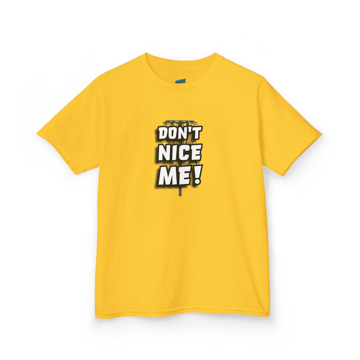 Don't Nice Me! Disc Golf Humor Boys' Heavy Cotton T-Shirt