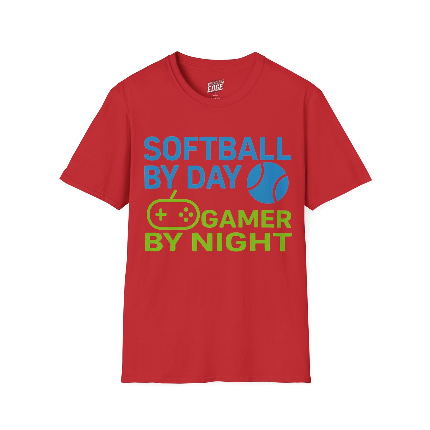 Softball by Day, Gamer by Night Women's Basic T-Shirt