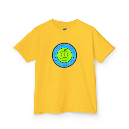 Professional Amateur Disc Golf Humor Boys' Heavy Cotton T-Shirt