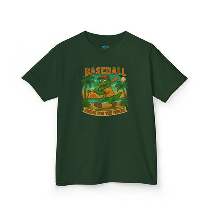 Swing for the Fences Gator Baseball Boys' Heavy Cotton T-Shirt