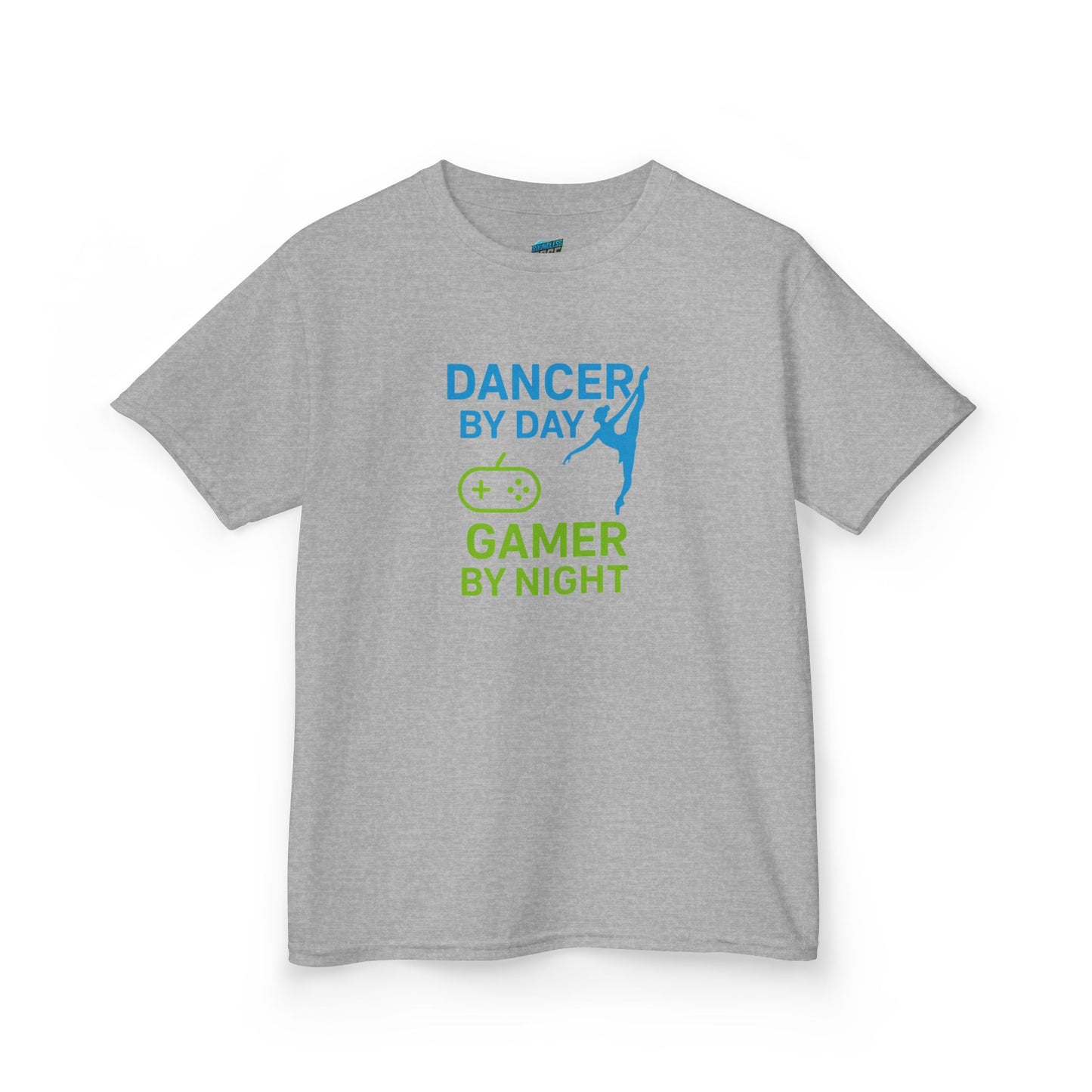 Dancer by Day, Gamer by Night Girls' Heavy Cotton T-Shirt