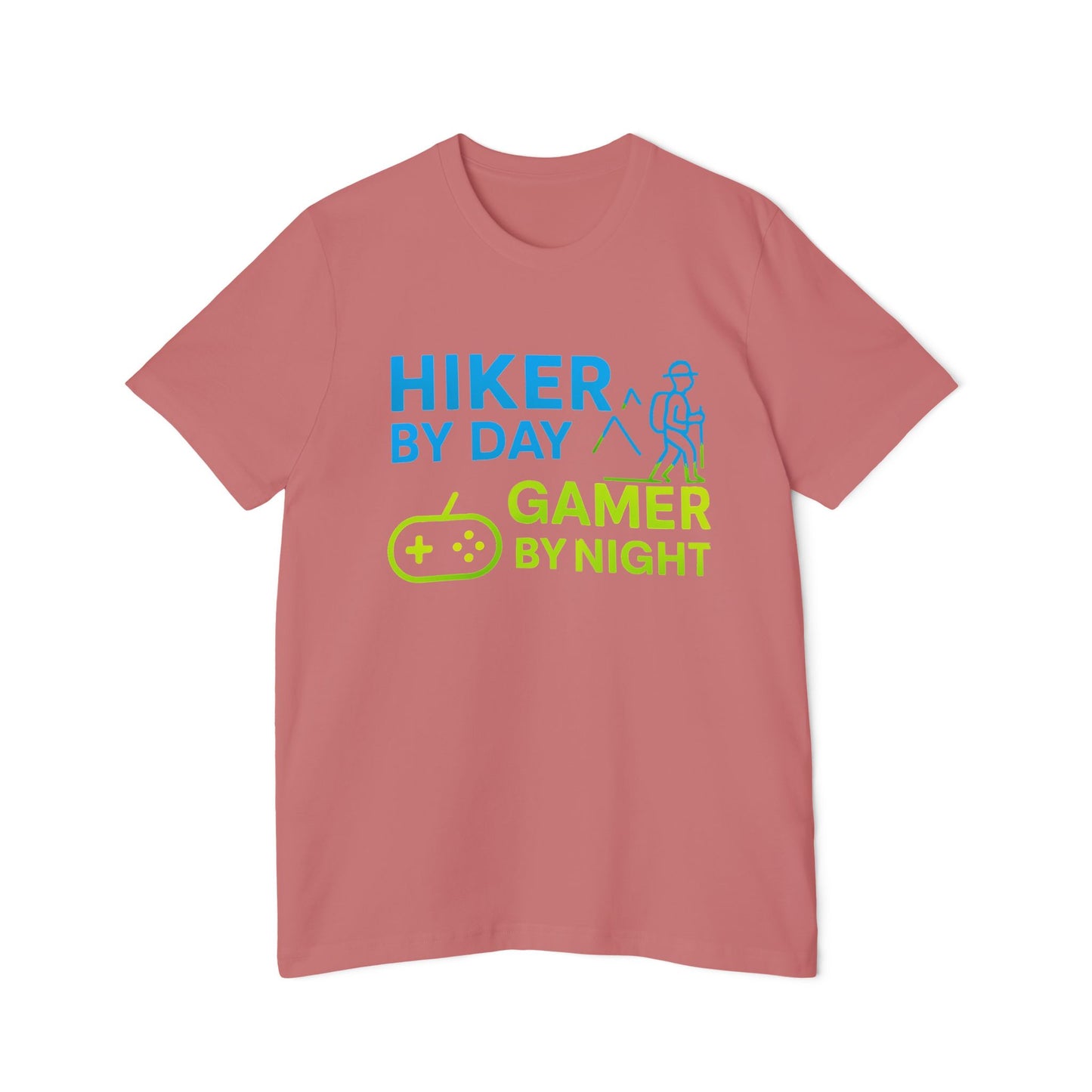 Hiker by Day, Gamer by Night Hiking Men's Premium T-Shirt