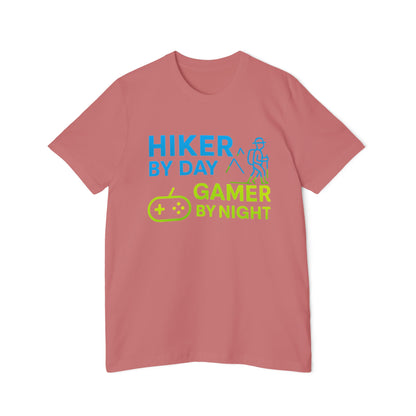 Hiker by Day, Gamer by Night Hiking Men's Premium T-Shirt