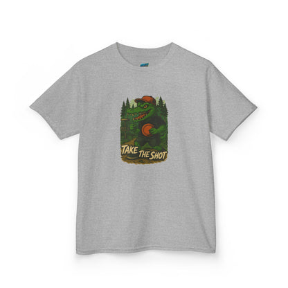 Take the Shot Disc Golf Edgy Gator Boys' Heavy Cotton T-Shirt