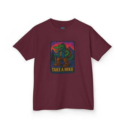 Take a Hike. Gator Hiking Boys' Heavy Cotton T-Shirt