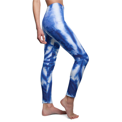 Tie-Dye Women's Cut & Sew Casual Leggings Bottoms