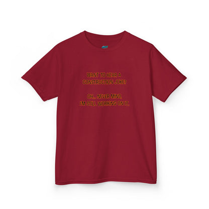Construction Joke Humor Girls' Heavy Cotton T-Shirt