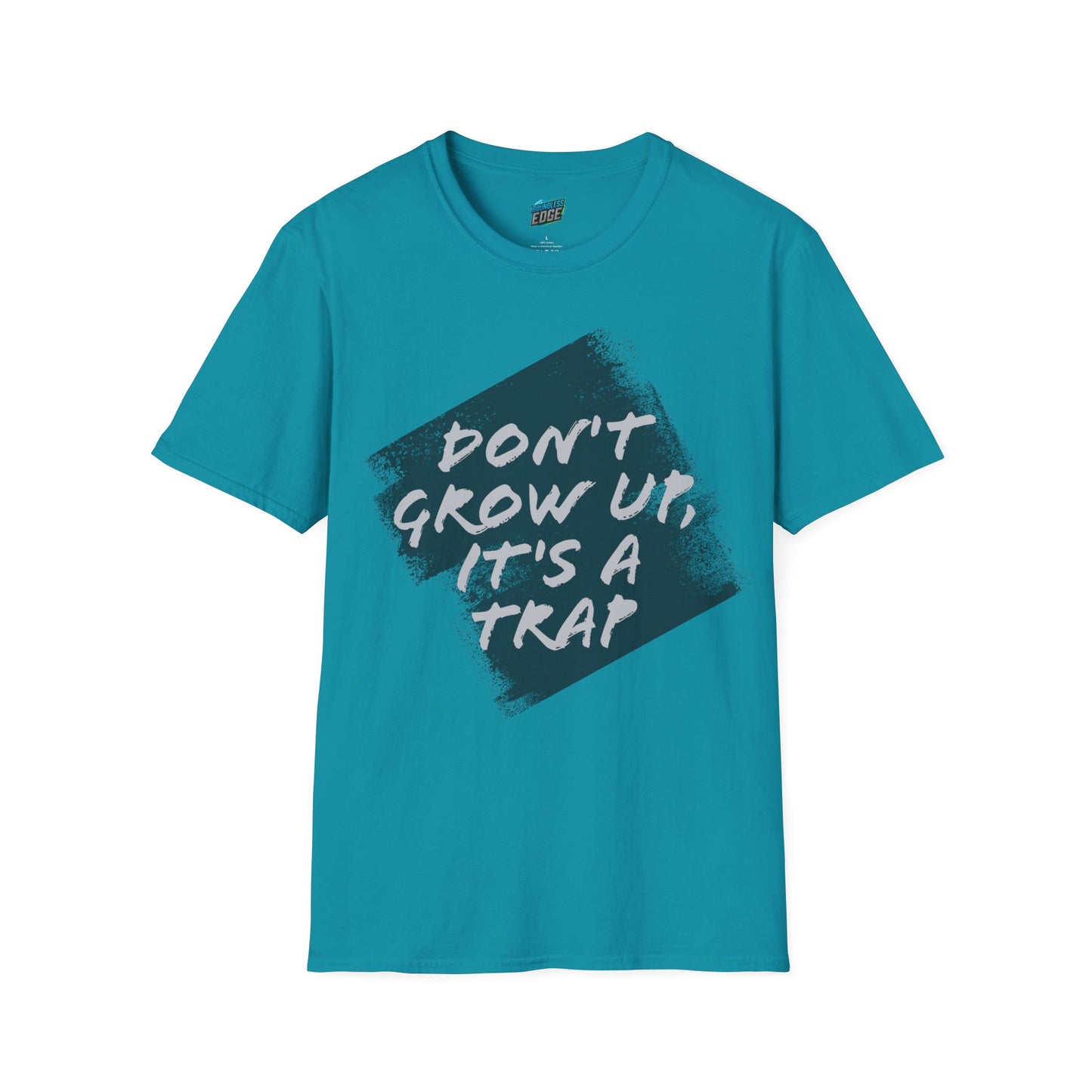 Don't grow up, it's a trap Humor Men's Basic Softstyle T-Shirt